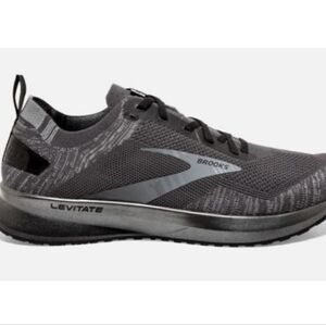 Brooks Levitate 4 Men's Running Shoes Blackened Pearl/Grey/Black Size 9.5